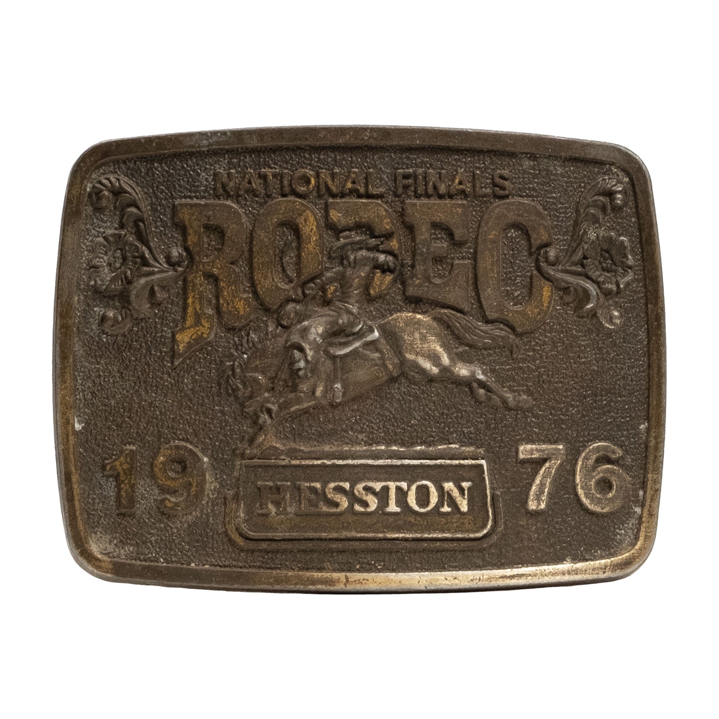 1976 Hesston National Finals Rodeo Belt Buckle