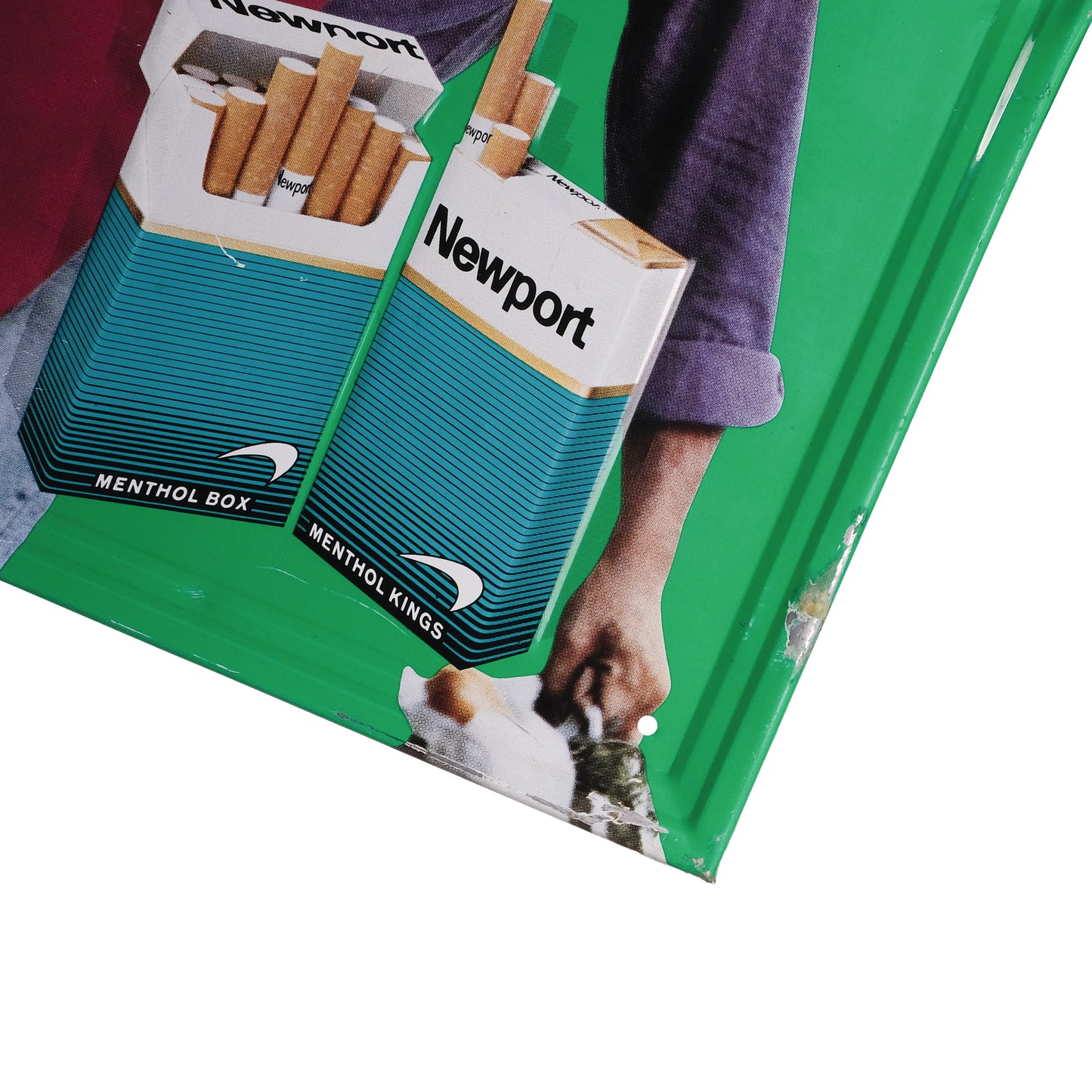1993 Newport Pleasure Tin Sign