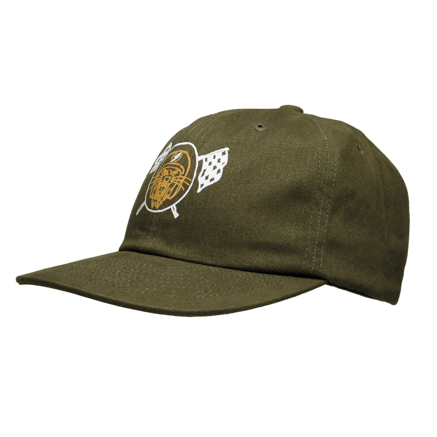 Good Ole Days Checkered Fat Cat 6-Panel Hat