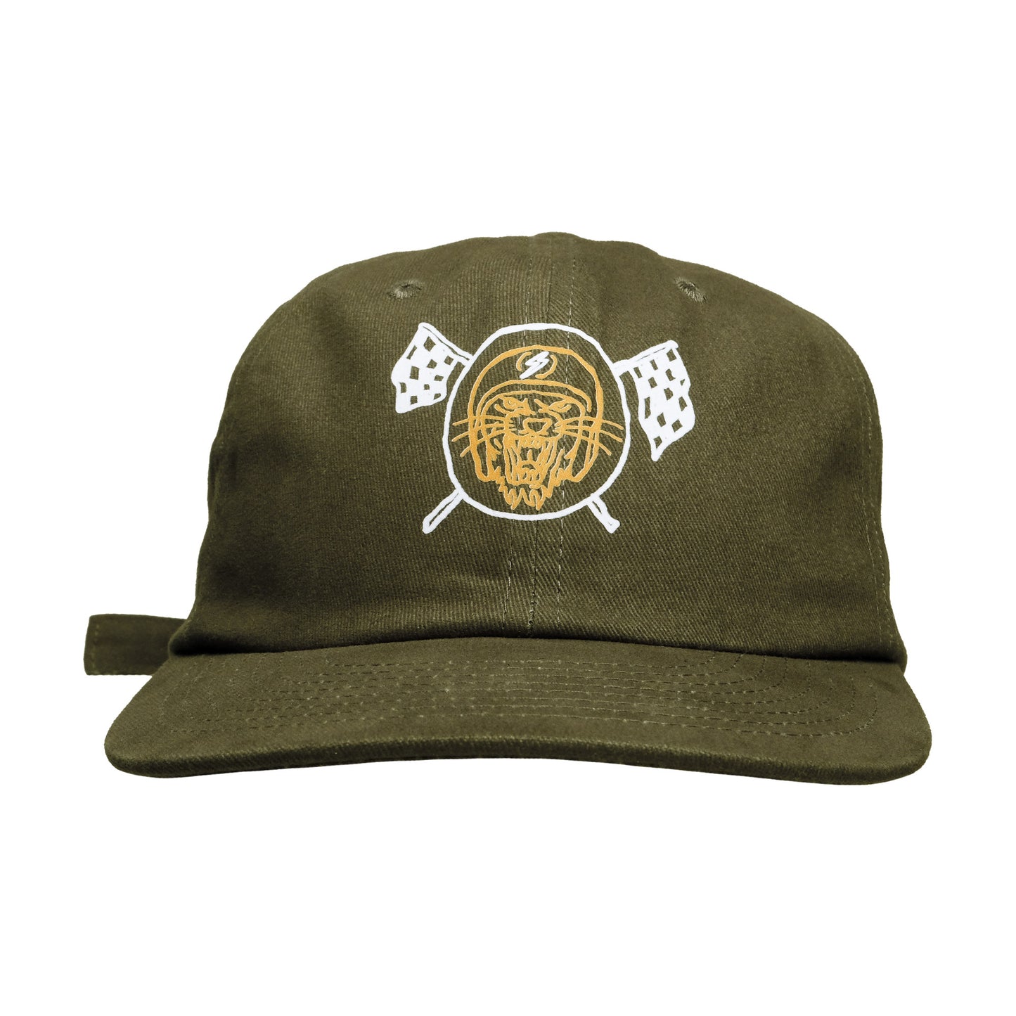 Good Ole Days Checkered Fat Cat 6-Panel Hat