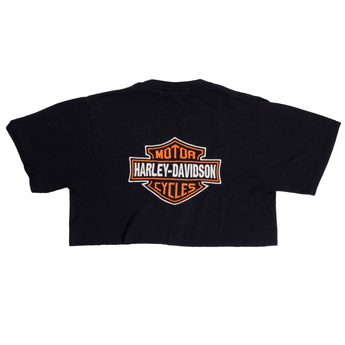 Embroidered Harley-Davidson Crop Top