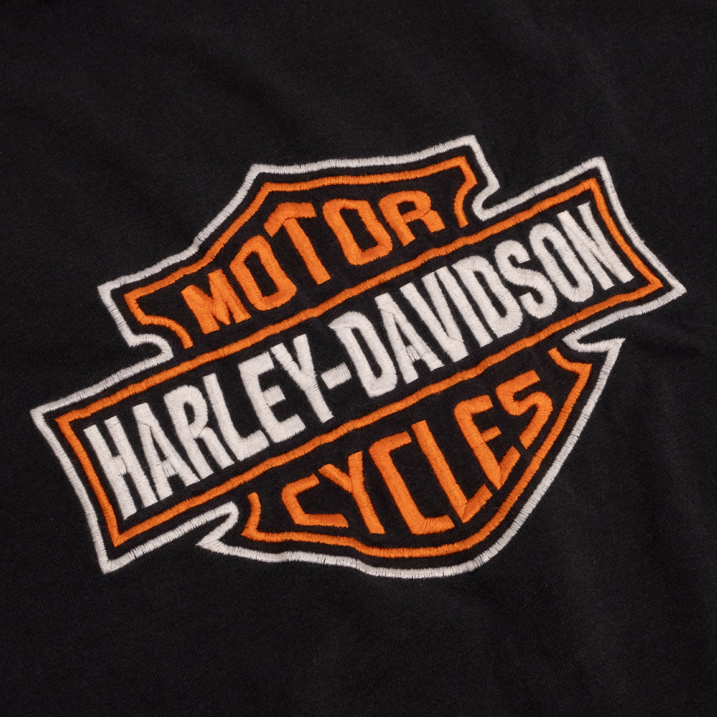 Embroidered Harley-Davidson Crop Top