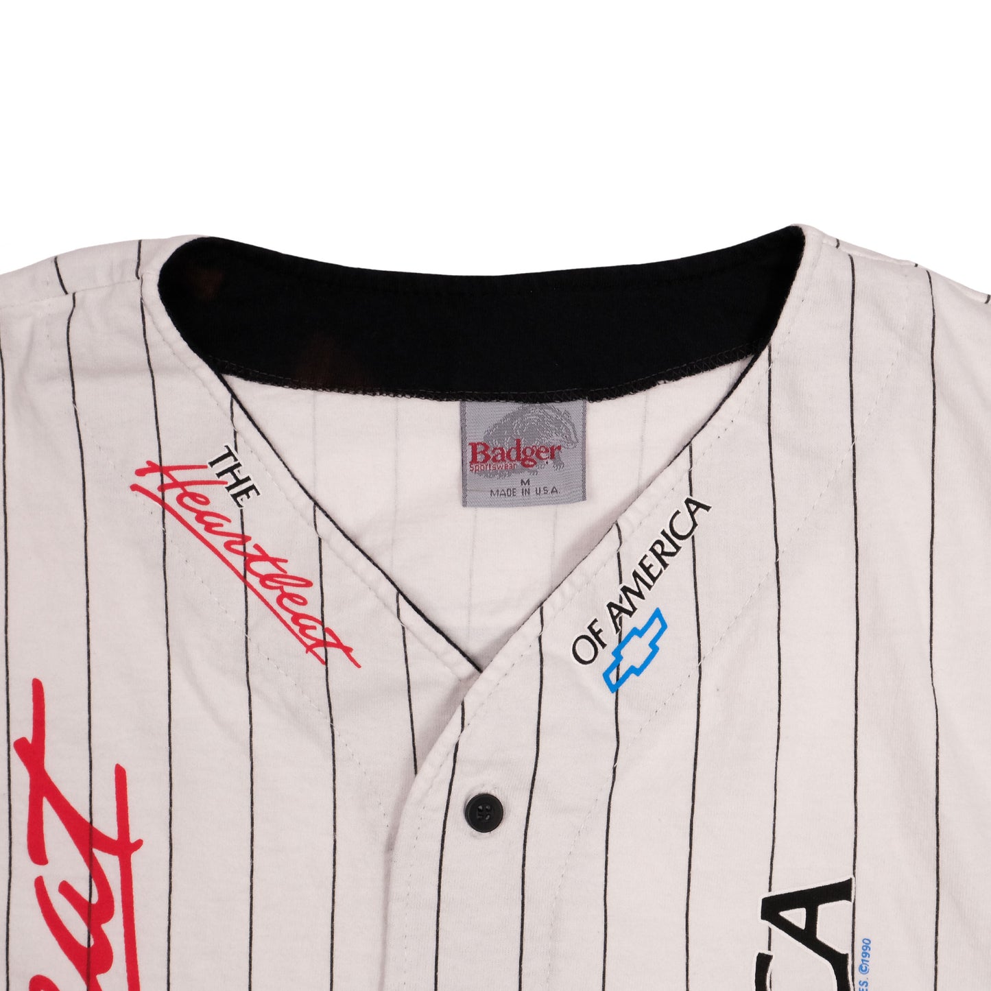 1990 Chevy Heartbeat of American Baseball Jersey