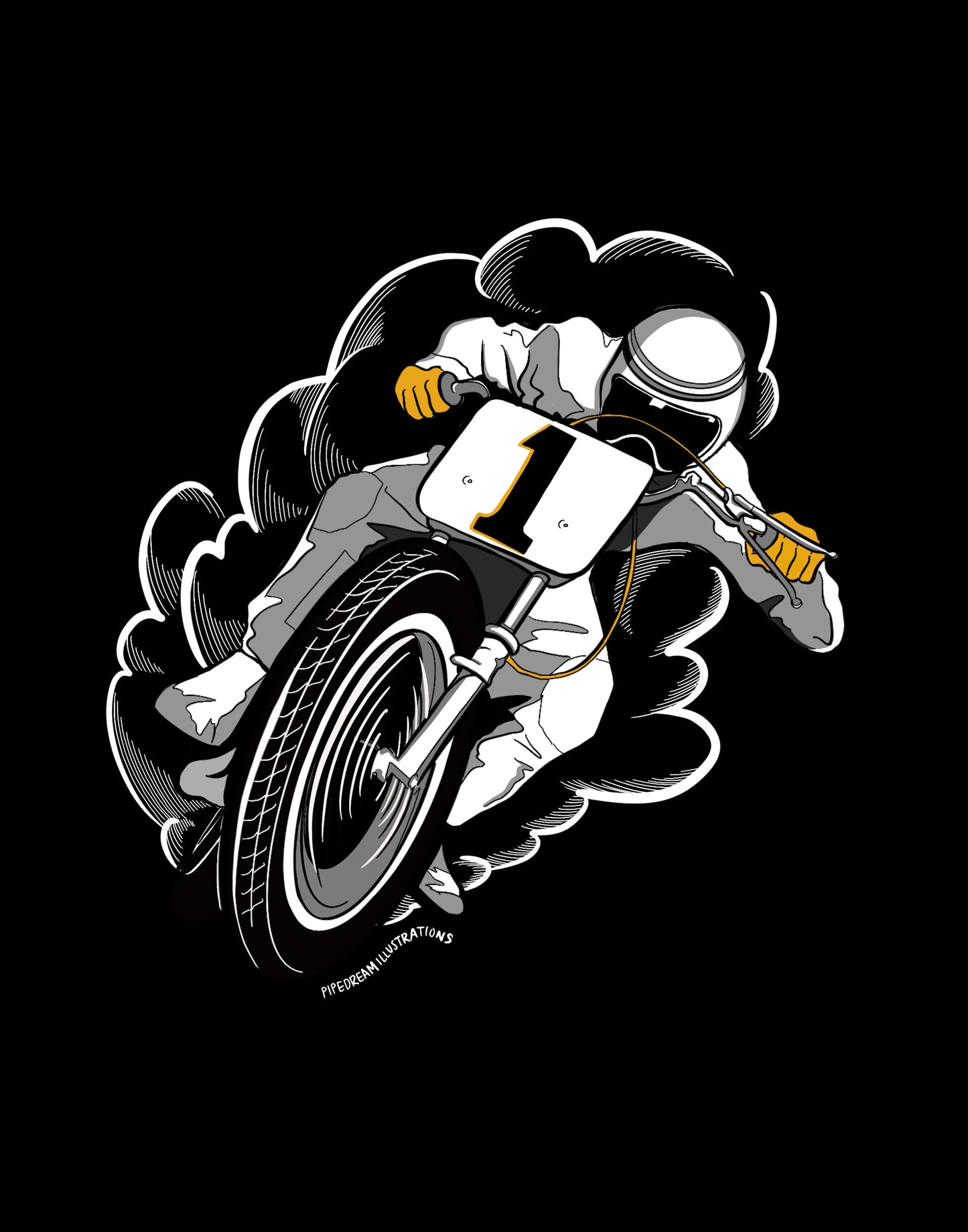 Flat Trackin 11x14 Print