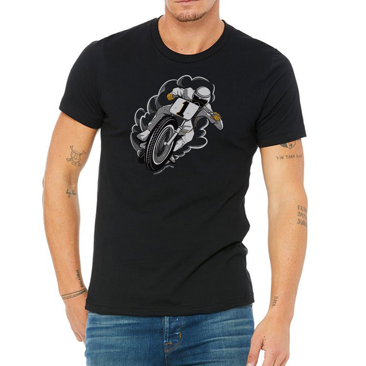 Pipedream x Good Ole Days - Flat Trackin' T-Shirt