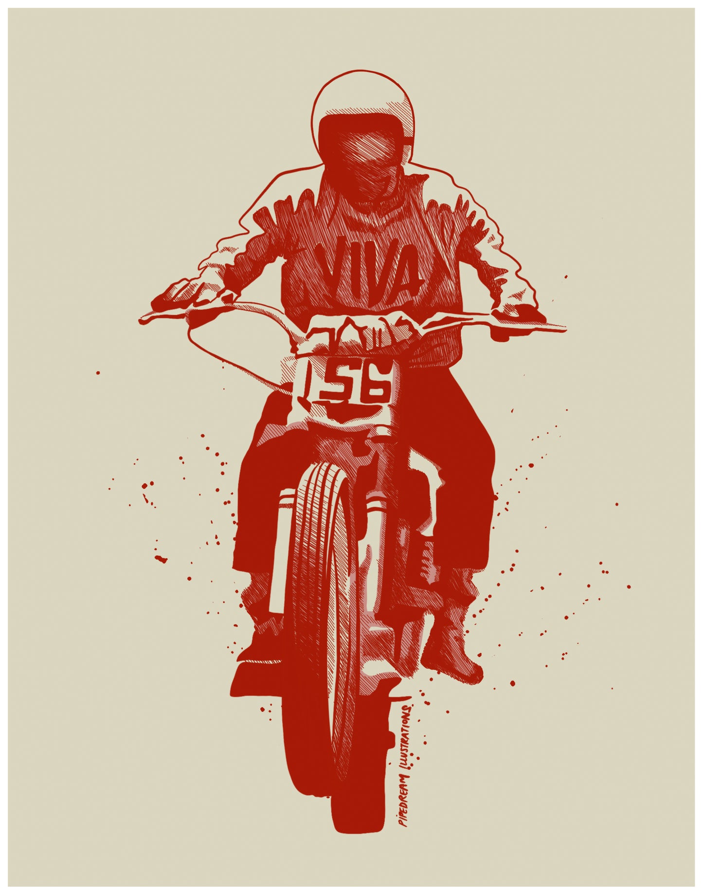 Viva Scrambler 11x14 Print