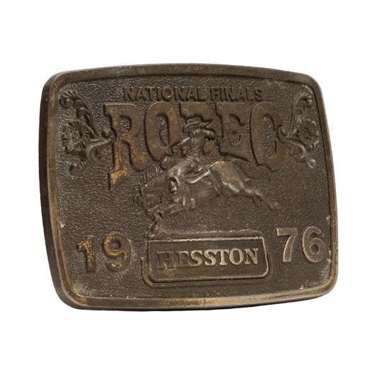 1976 Hesston National Finals Rodeo Belt Buckle