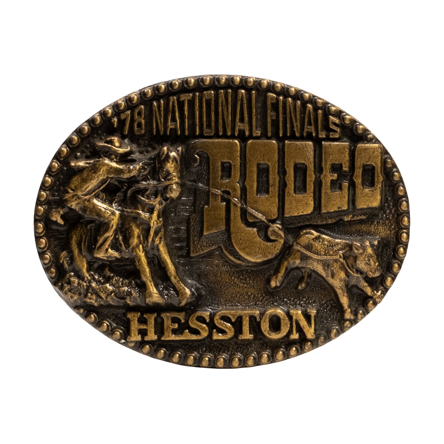 1978 Hesston National Finals Rodeo Belt Buckle