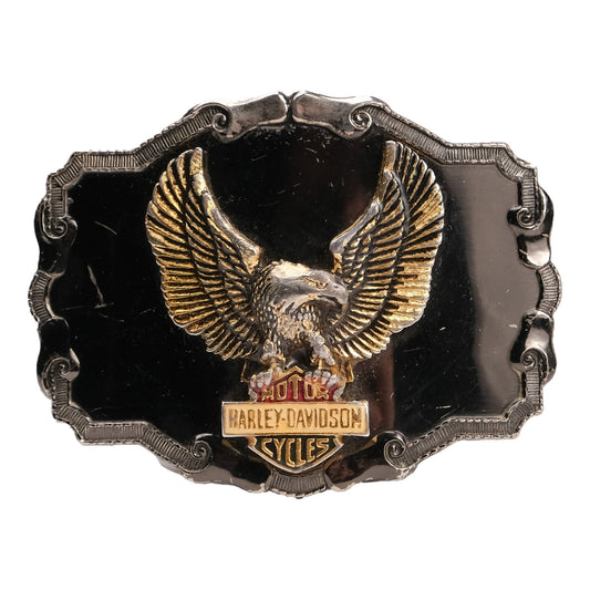 1980s Harley-Davidson Eagle Belt Buckle