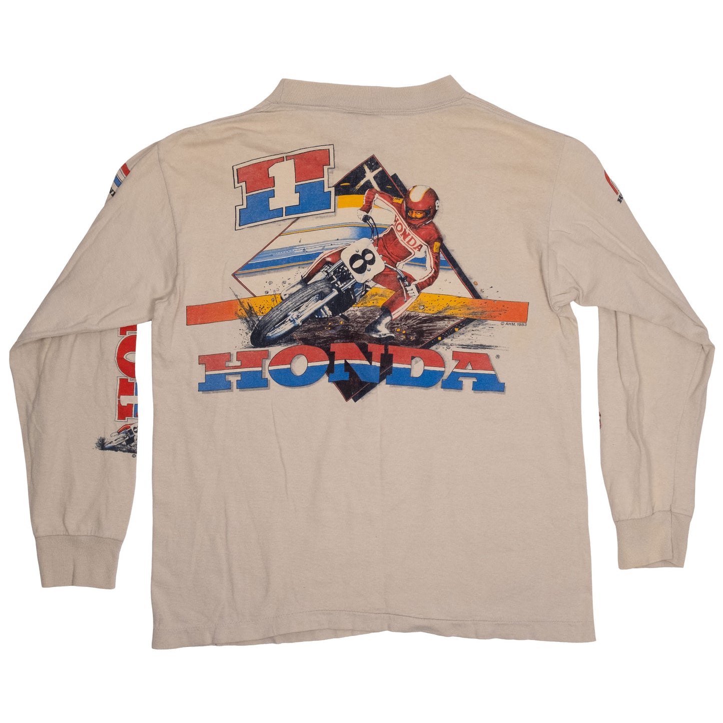 1983 Honda Flat Track Racing Long Sleeve