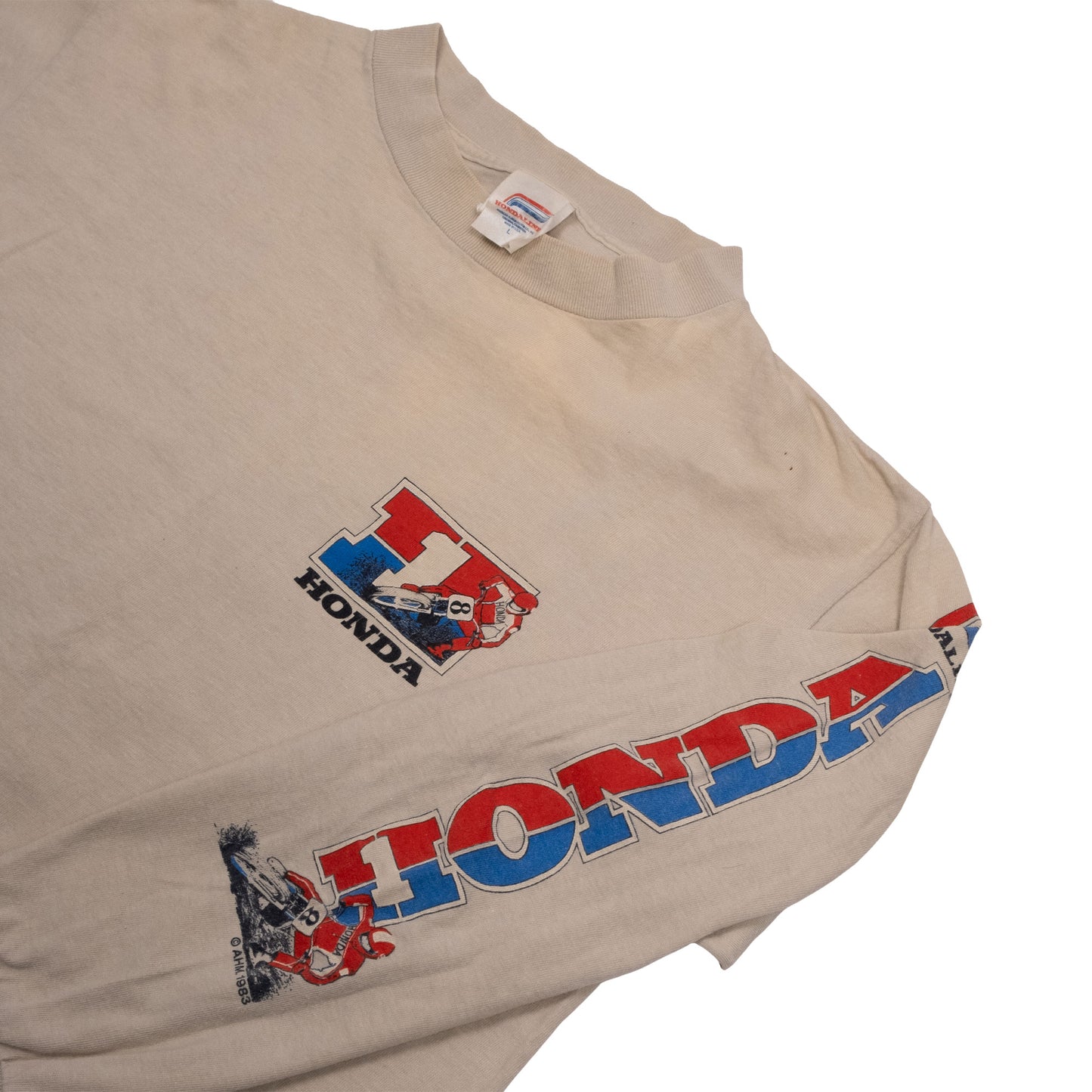 1983 Honda Flat Track Racing Long Sleeve