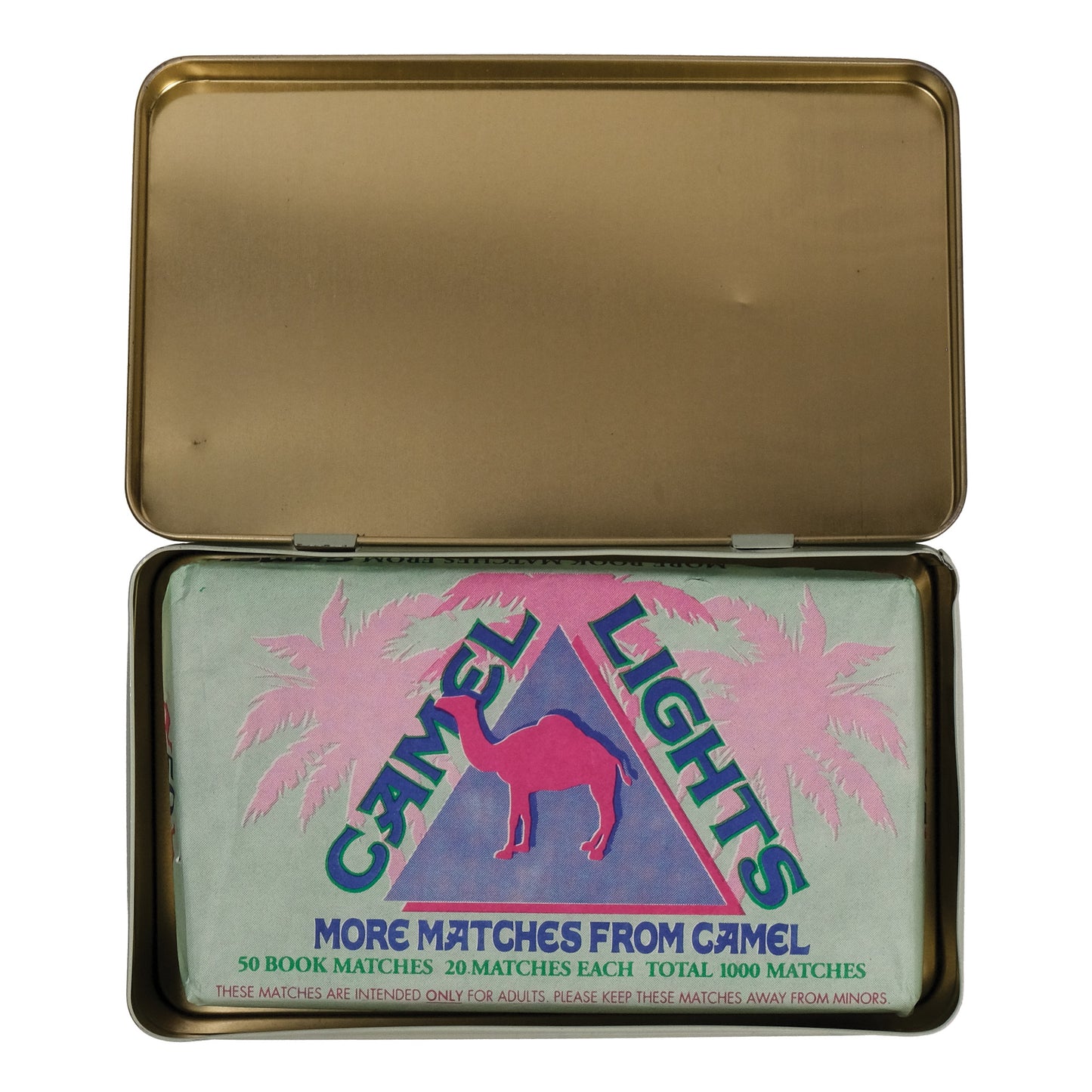 1992 Camel Lights Collectible Tin & Matches