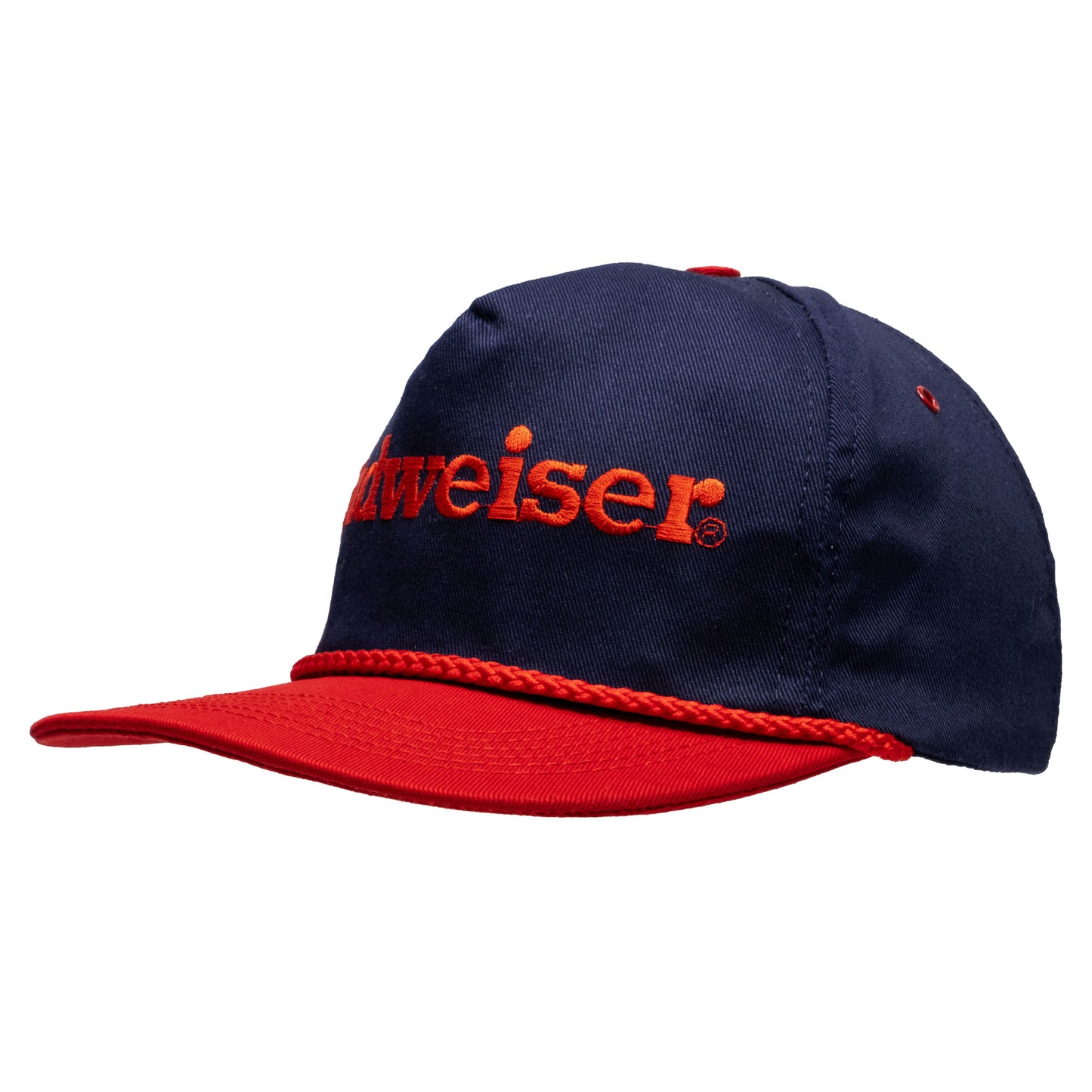 Budweiser Rope Snapback - Navy/Red