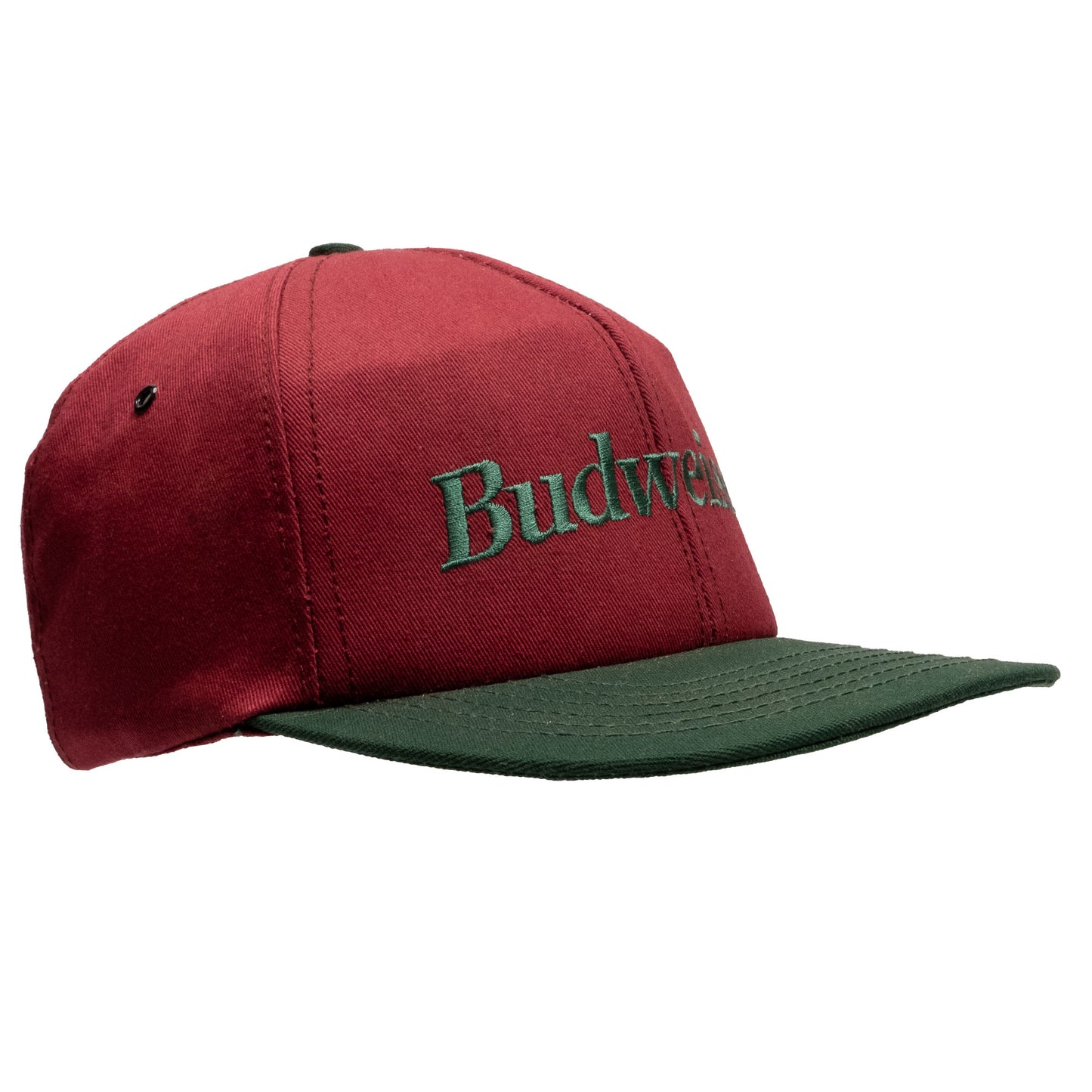 Budweiser Snapback - Maroon/Forest Green