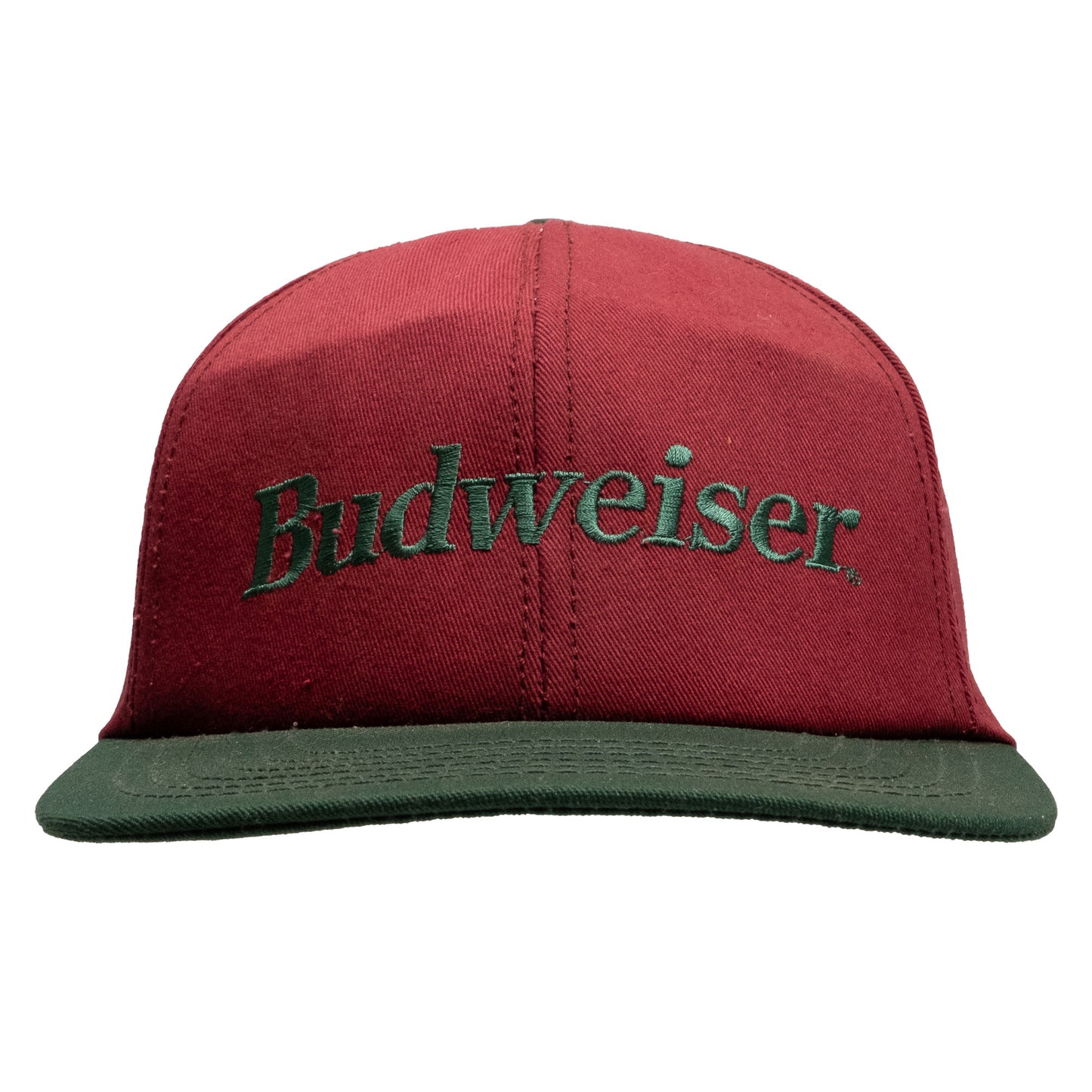 Budweiser Snapback - Maroon/Forest Green