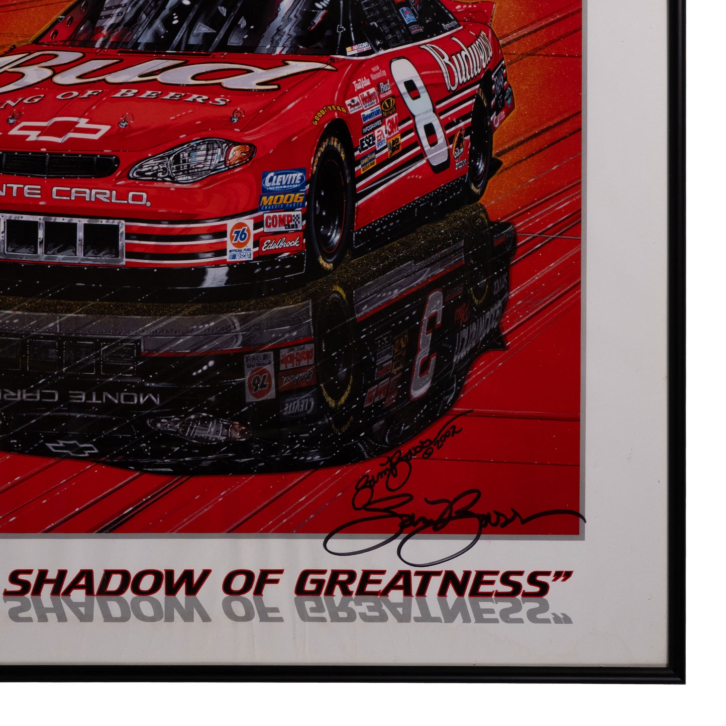 Dale Earnhardt Jr Autographed Poster