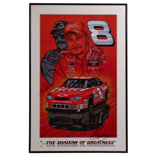 Dale Earnhardt Jr Autographed Poster