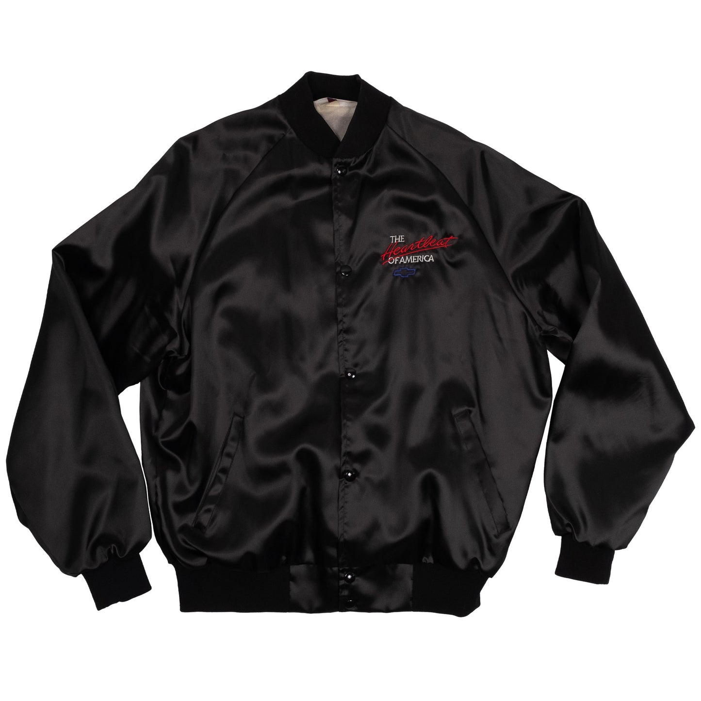 1980s Chevy "Heart Beat of America" Satin Jacket